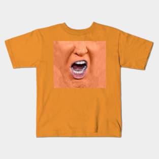 Pumpkin Mouth Shout Kids T-Shirt